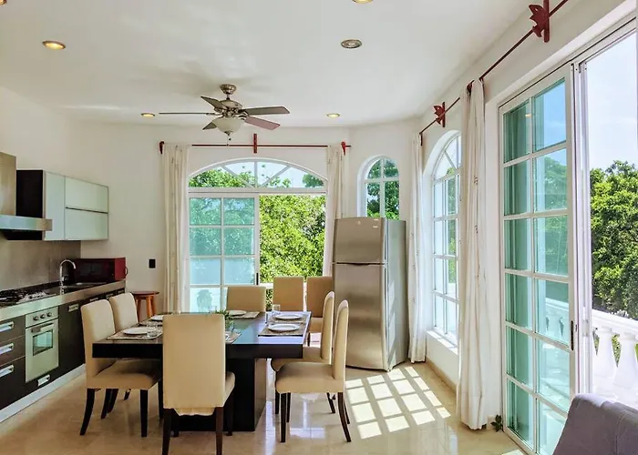 18br Up To 50guest Castillos Playacar Walk To And 5th Ave 1000mbps * Playa del Carmen